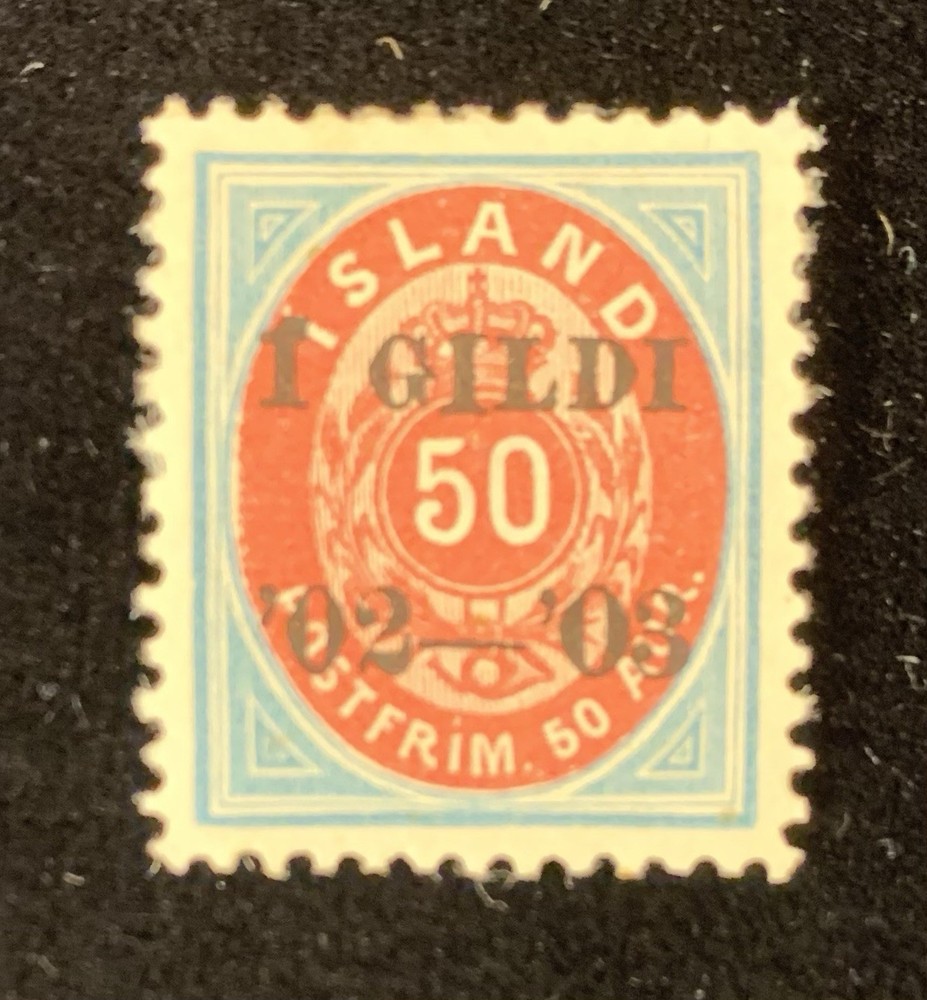 Iceland Postage Stamp 5C 80 M.H.