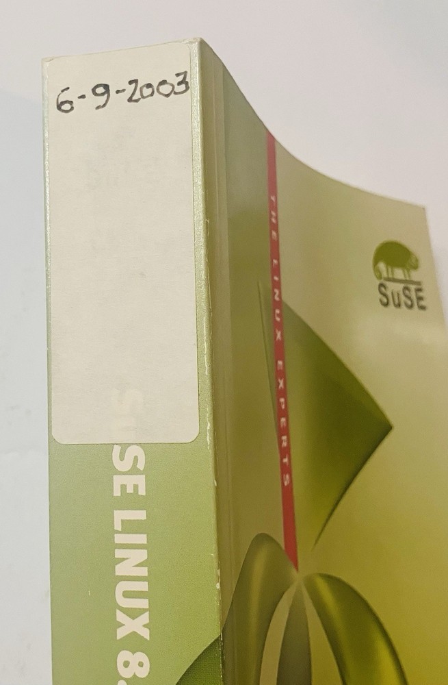 SuSE Linux 8.2 Administration Guide (2003) Vintage Linux Manual | VG Condition