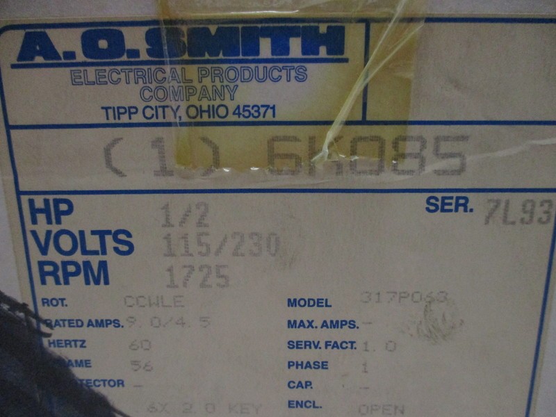 A.O. SMITH 6K085 NSMP