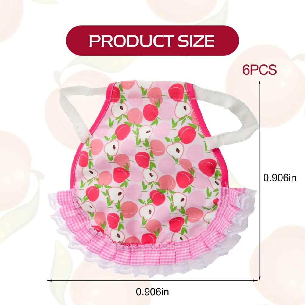 Chicken Saddle 6PCS Hen Wing Back Protector Poultry Apron Elastic Strap Jacket
