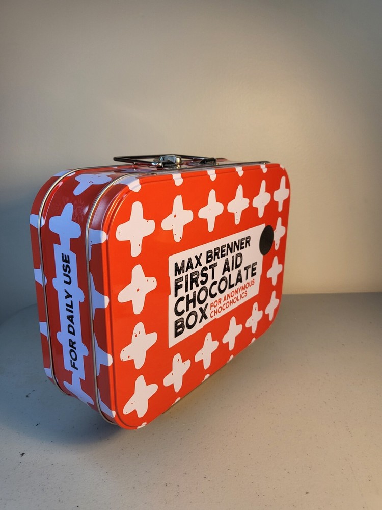 Lunch Box Tin Max Brenner First Aid Chocolate Box Super Cool