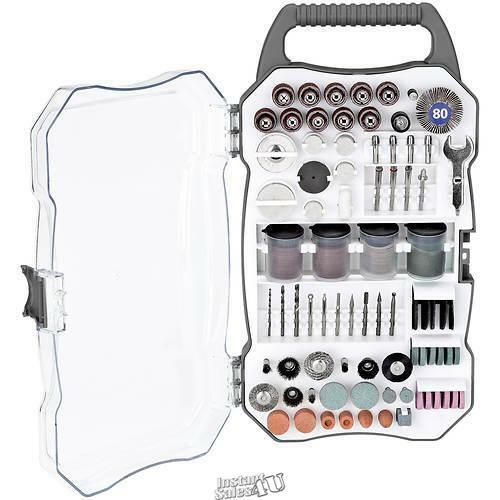 Genesis-208-Piece Rotary Tool Accessory Set Including Attachments