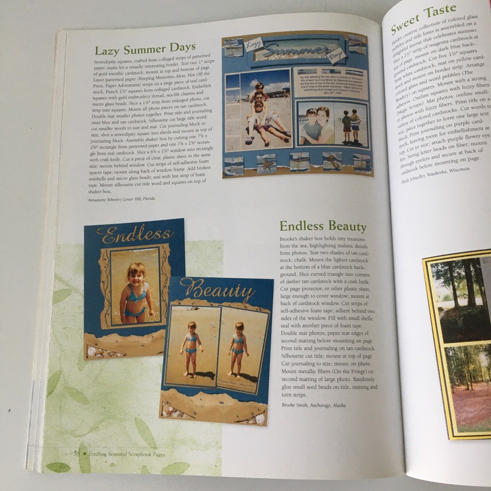 Sizzling seasonal Scrapbook Guide Memory Makers