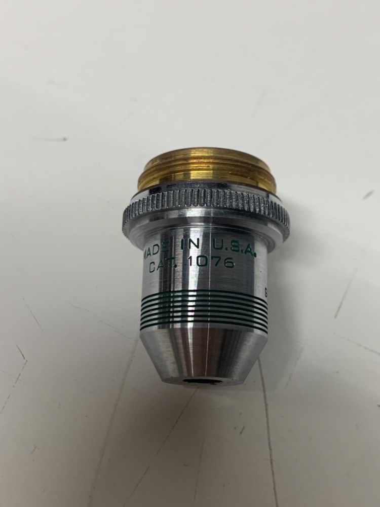 AO SPENCER Microscope Objective Lens 10x N.A. .25 Cat.1076