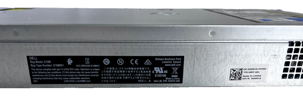 Dell Compellent SC7020 0H6M16 Controller E18M001 06HJ58