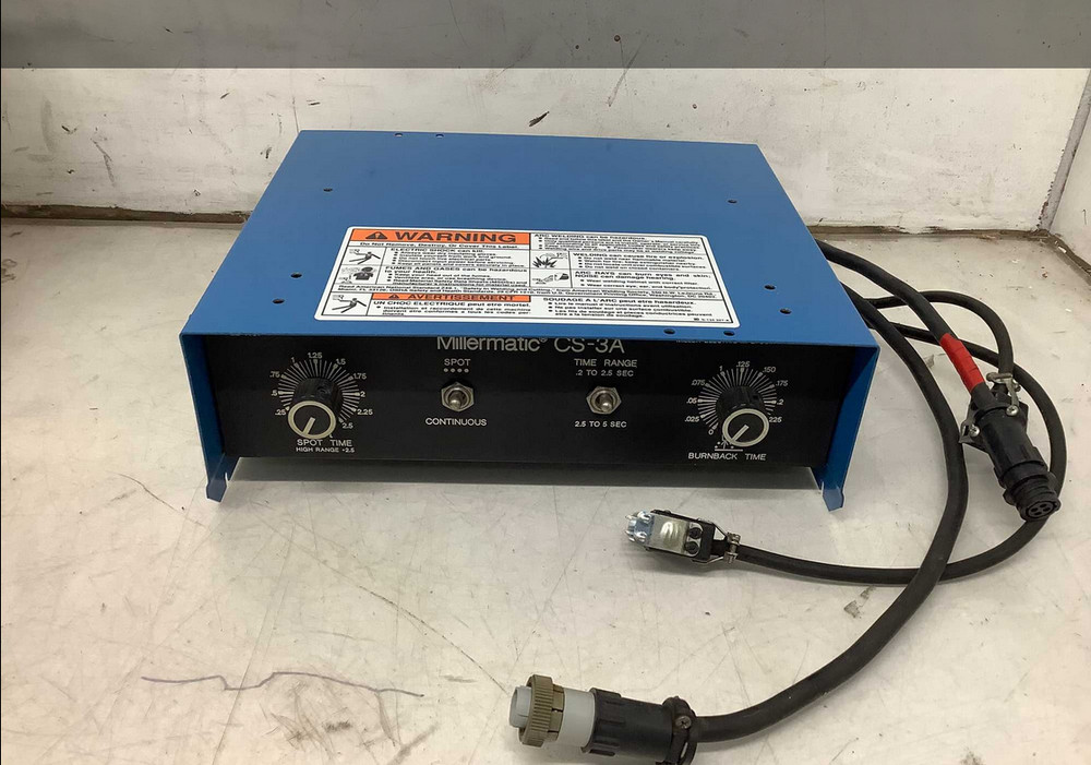 MILLERMATIC CS-3A SPOT & BURNBACK CONTROLLER FOR SWINGARC & 50 SERIES FEEDERS