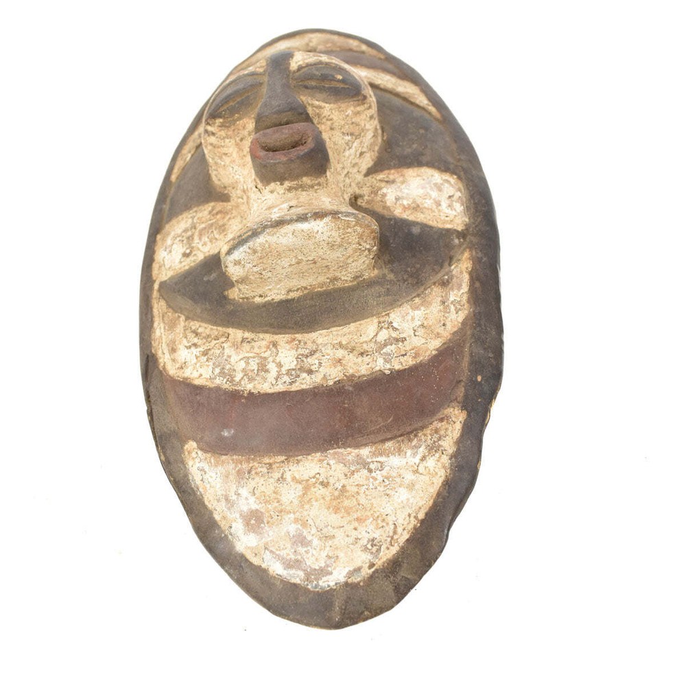 Songye Miniature Shield with Kifwebe Mask Congo