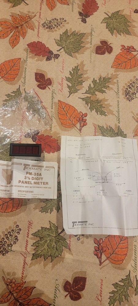 TEXMATE PM-35A PANEL METER