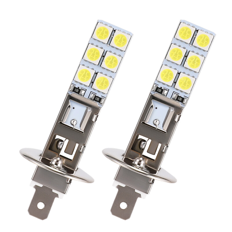 4x H1 LED Headlight Bulbs Conversion Kit High Low Beam Super Bright 6500K White