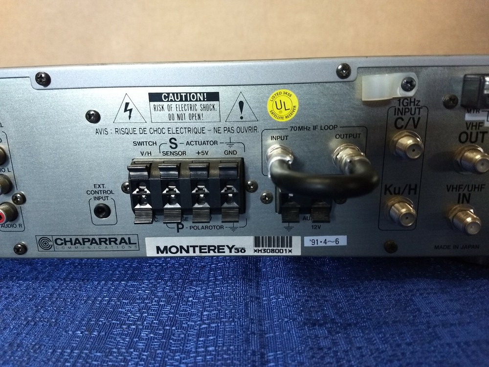 Chaparral Communications VideoCipher II Plus Satellite Receiver Monterey mod. 30