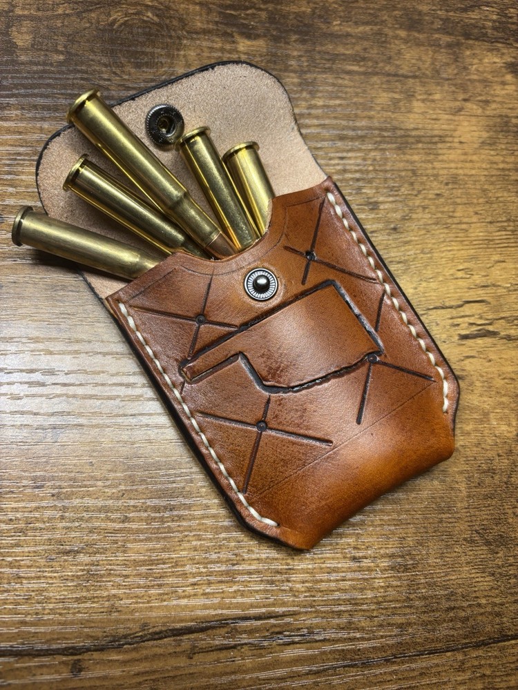 Custom Cartridge Pouch By W.RobinettLeather