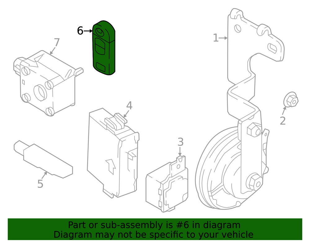 Genuine Mazda Keyless Entry Transmitter BCYN-67-5DYB