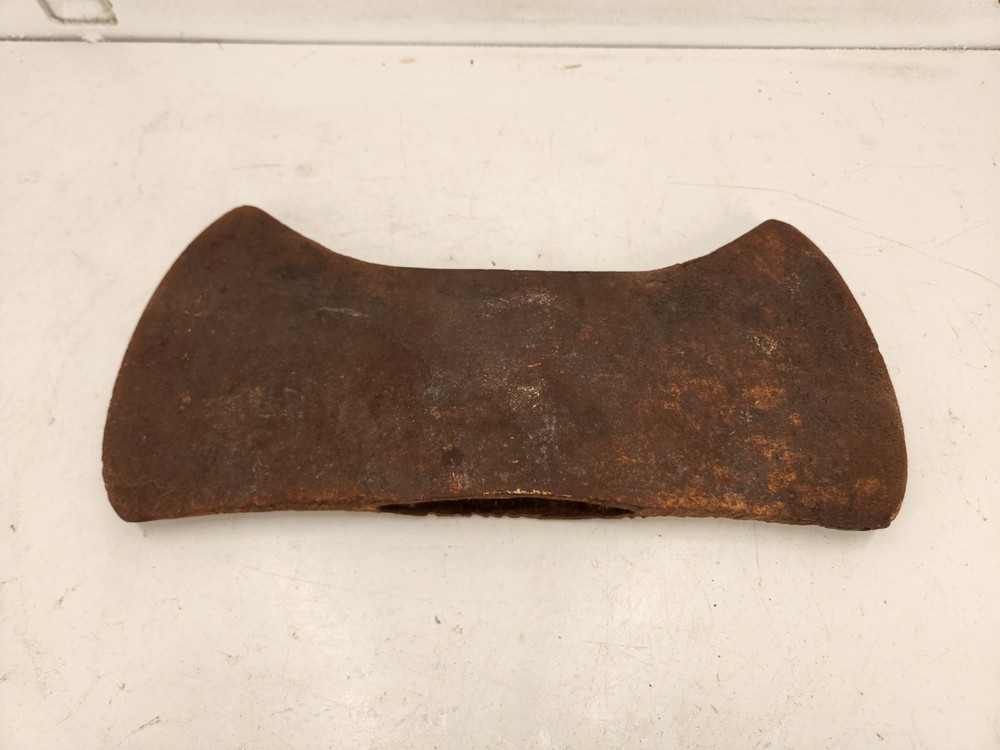 True Temper Flint Edge Kelly Works Double Bit Axe Head + Unbranded Head