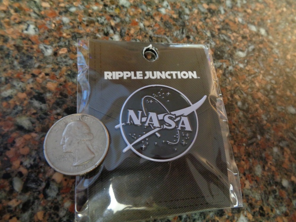 NASA Space Program Enamel Pin New Lapel Ripple Junction