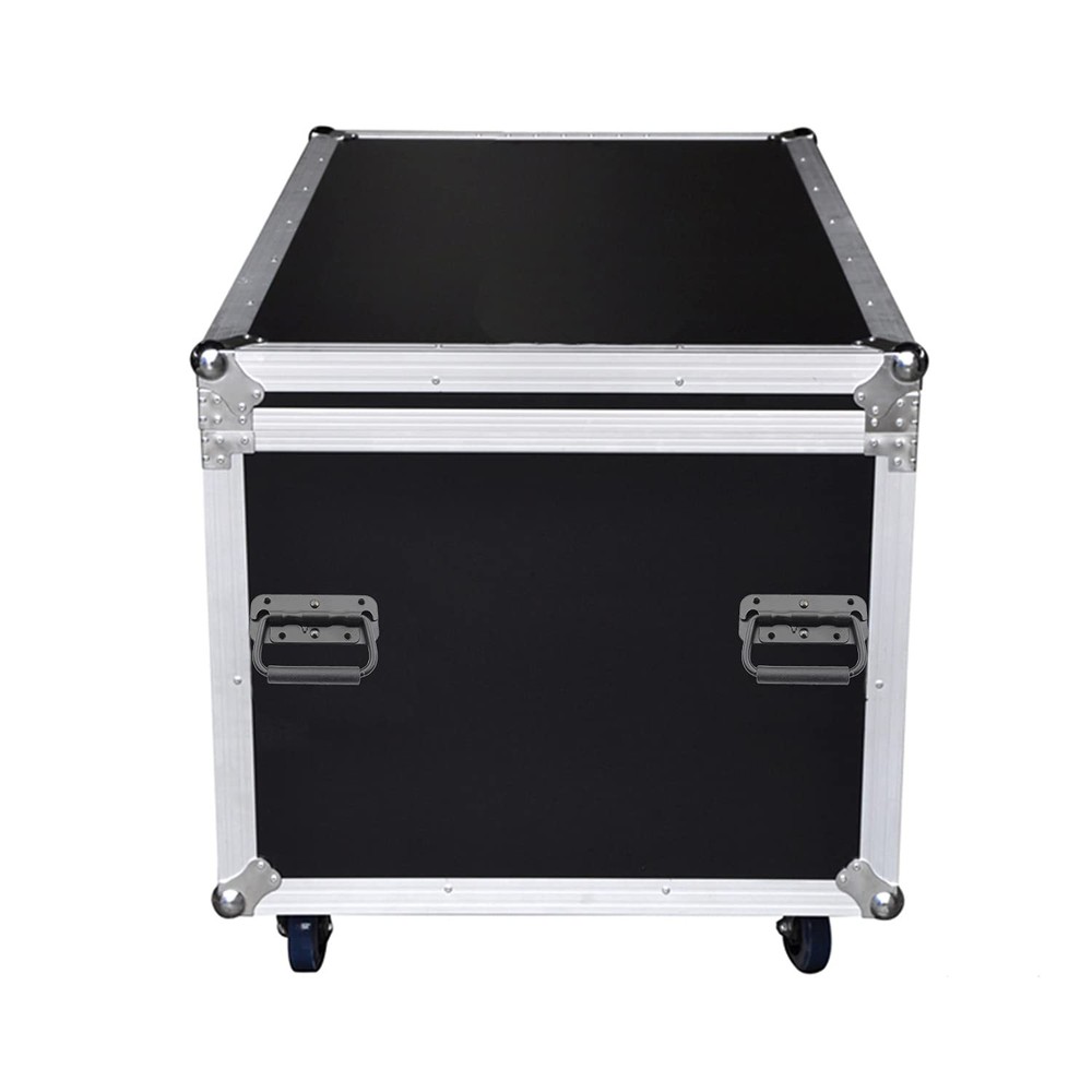 2 Pack Spring Loaded Pull Handles, Surface Mount Chest Handle with Rubber Gri...