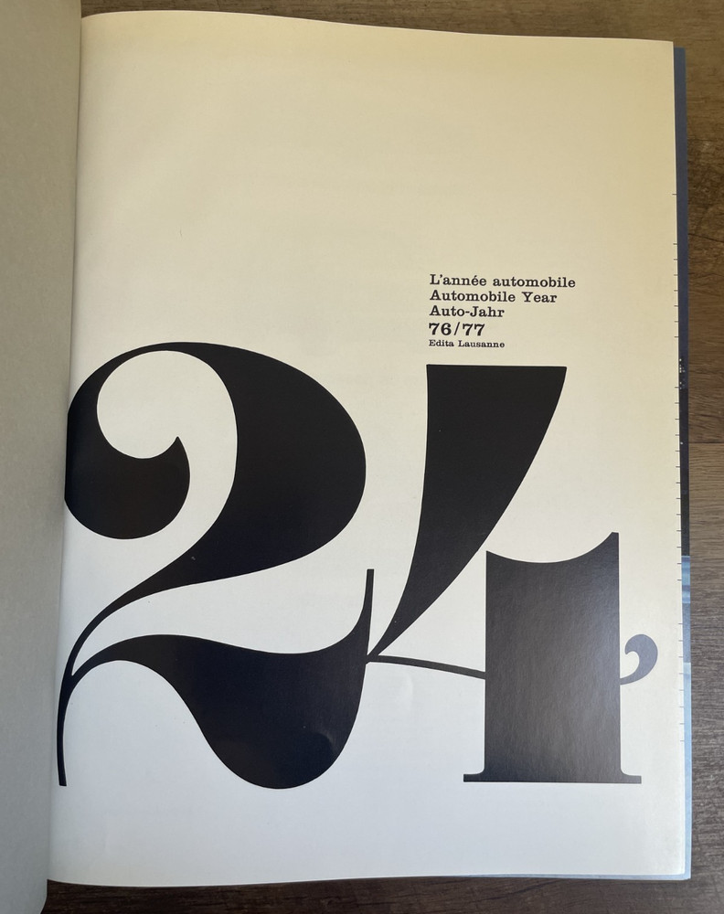 Automobile Year Volume 24 - 1976/77, HCDJ, Very Good Cond, Includes Inserts