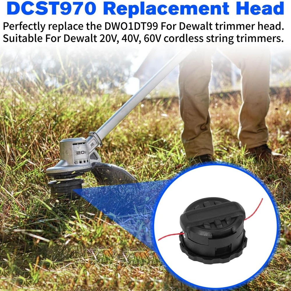 For Dewalt DCST920 DCST922 DCST925 DCST970 DCST990 Trimmer Head Replacement
