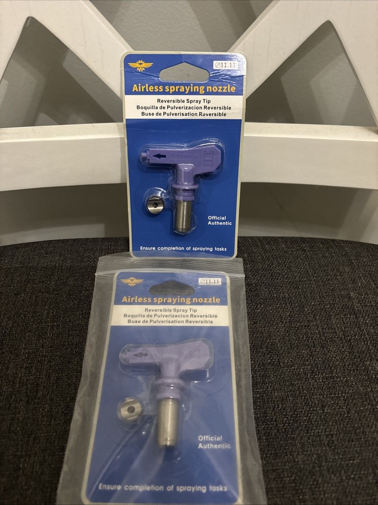 Tektall 313 Reversible AIrless Spray Tip for Paint Sprayers 2 Pack