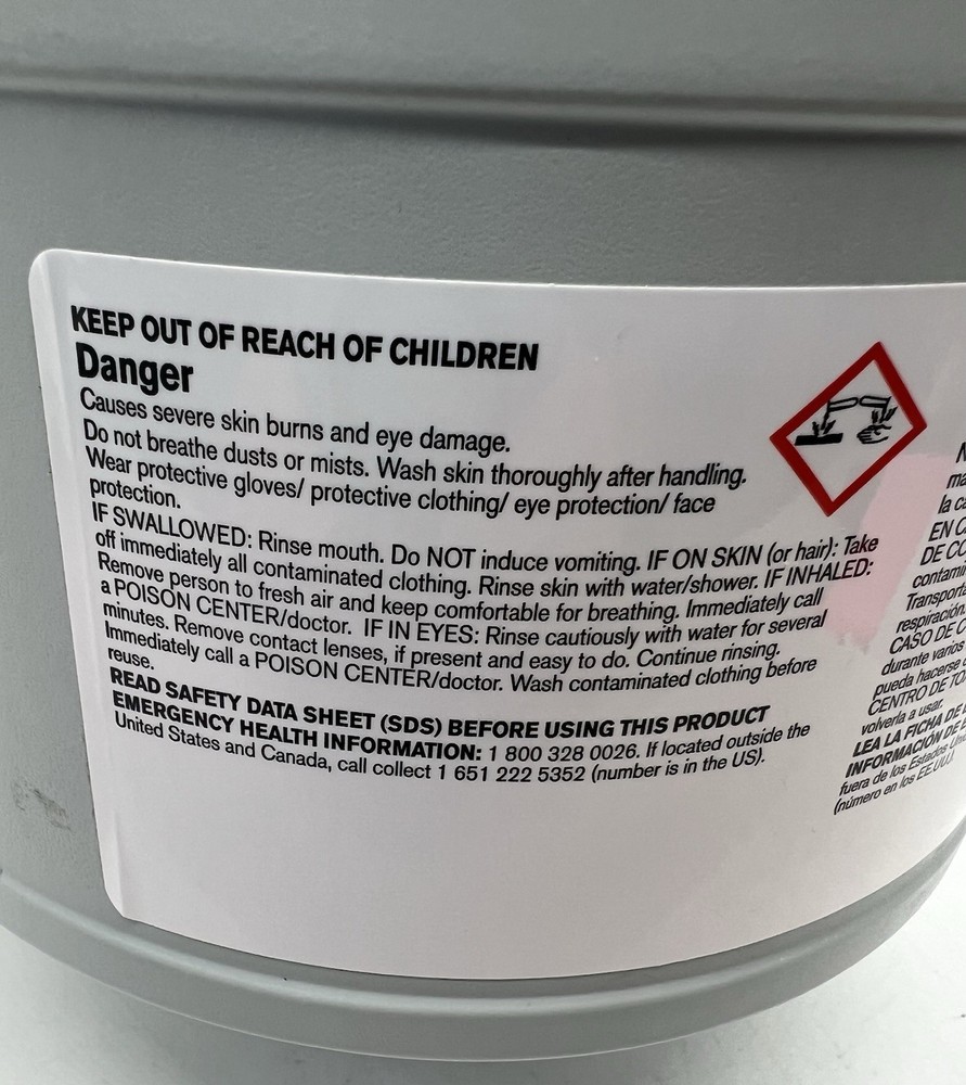 Pro Clean Solid Dish machine Detergent 6102097 9 Lbs Ecolab