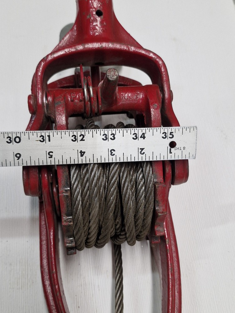 2 ton Wyeth-Scott More Power Puller Wire Cable, With Double Line