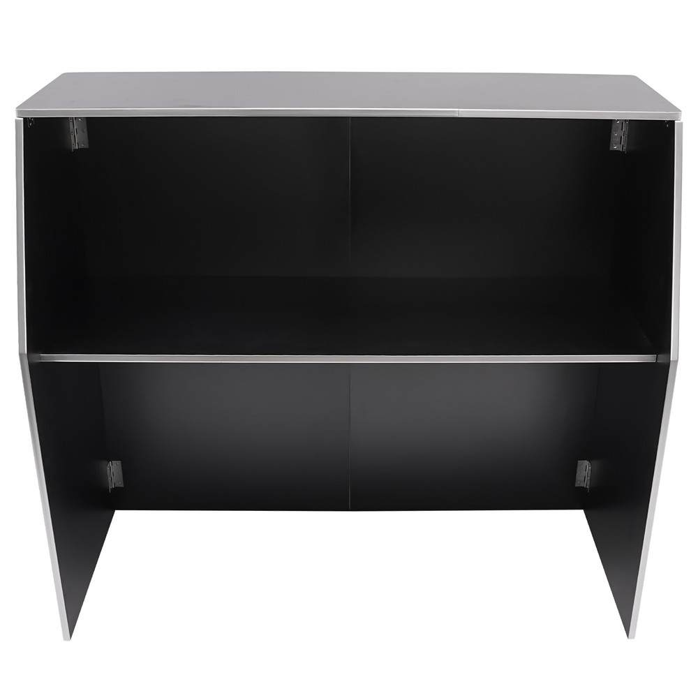 Rectangular Bar Cabinet Foldable Event Bar Portable Bar Cabinet Freestanding