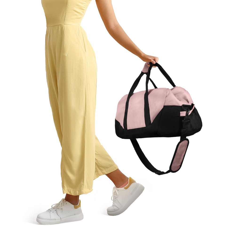 21" Large Duffle Bag with Adjustable Strap (Pink)