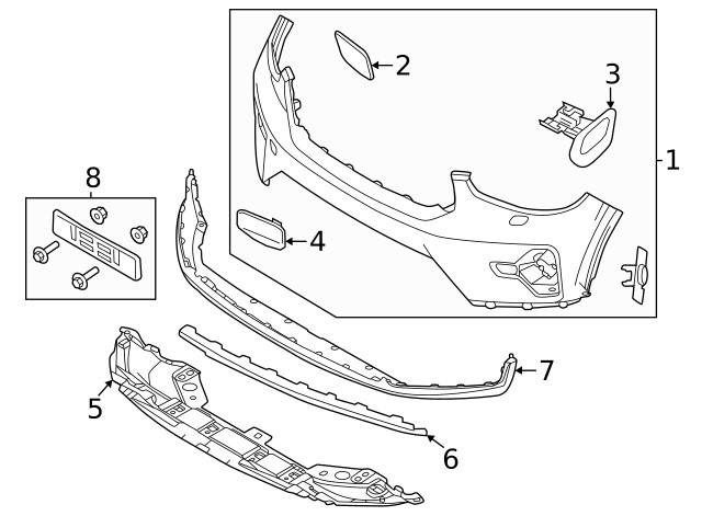 Genuine Volvo Valance Panel 32273896