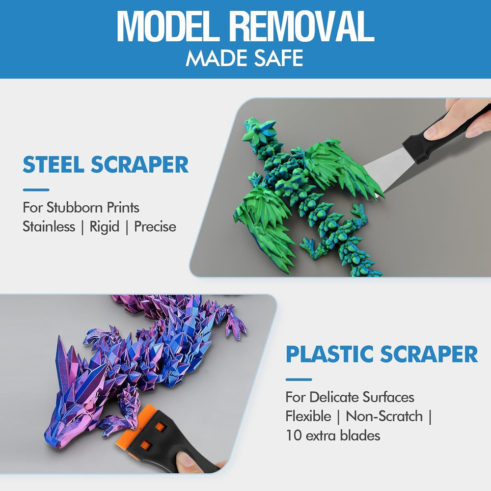 38-Piece 3D Printer Tool Kit with Cleaning, Finishing, and Removal Tools