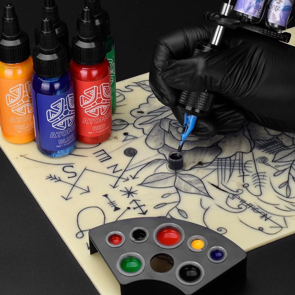 Versatile 300pcs Tattoo Ink Cups Set - Small, Medium, Large - Durable Design