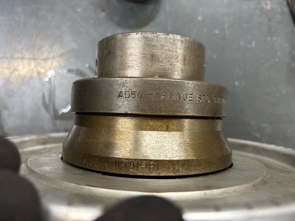 Jacobs Rubber Flex Collet Spindle Lathe Chuck HARDINGE AD50 Mount 91-Fl