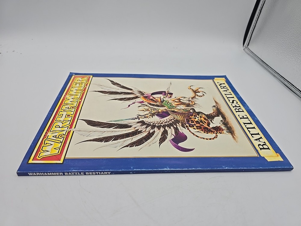 Games Workshop 1992 Warhammer BATTLE BESTIARY Supplement Rule Book OOP