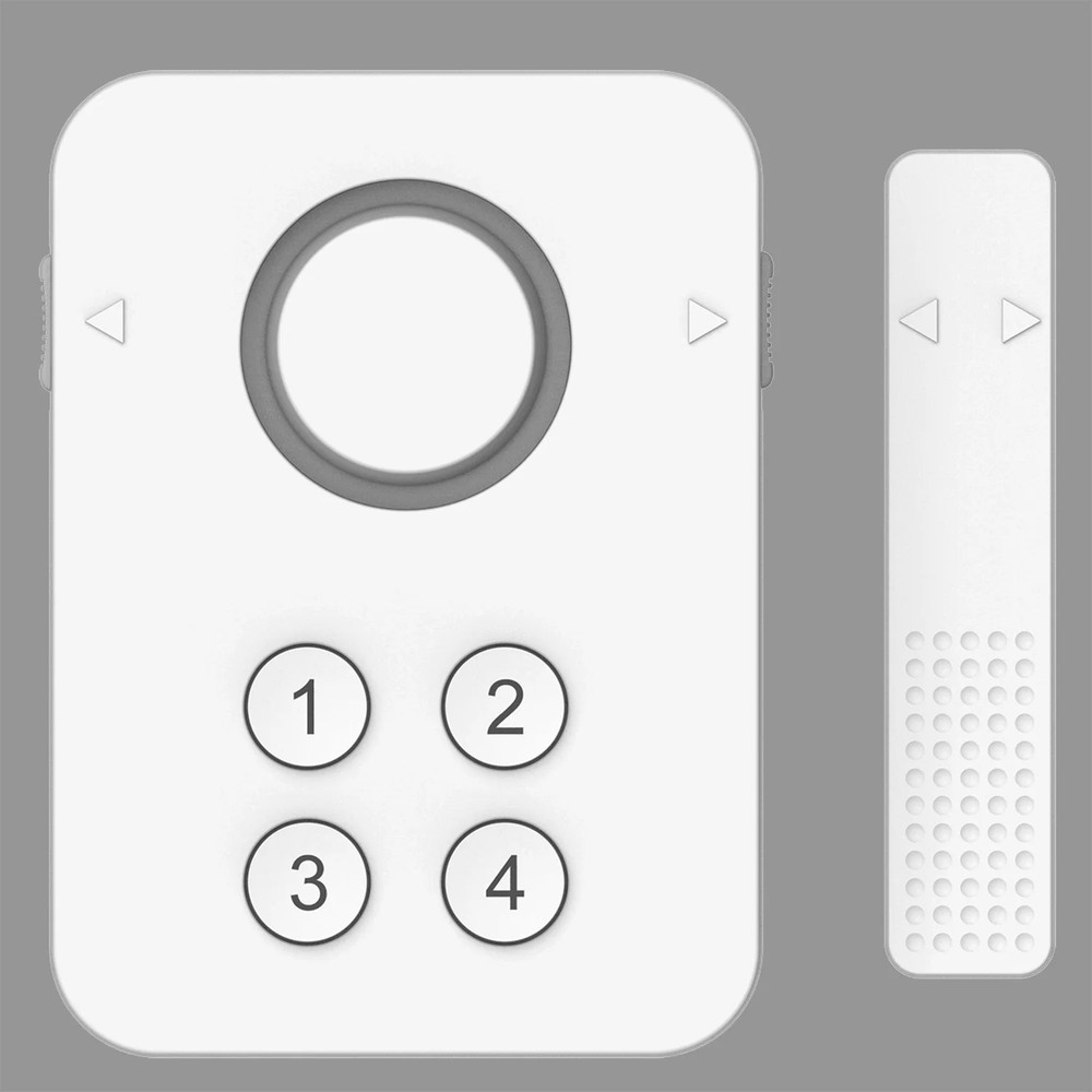 Smart Keypad Controls Window or Door Alarm, White, 4 oz