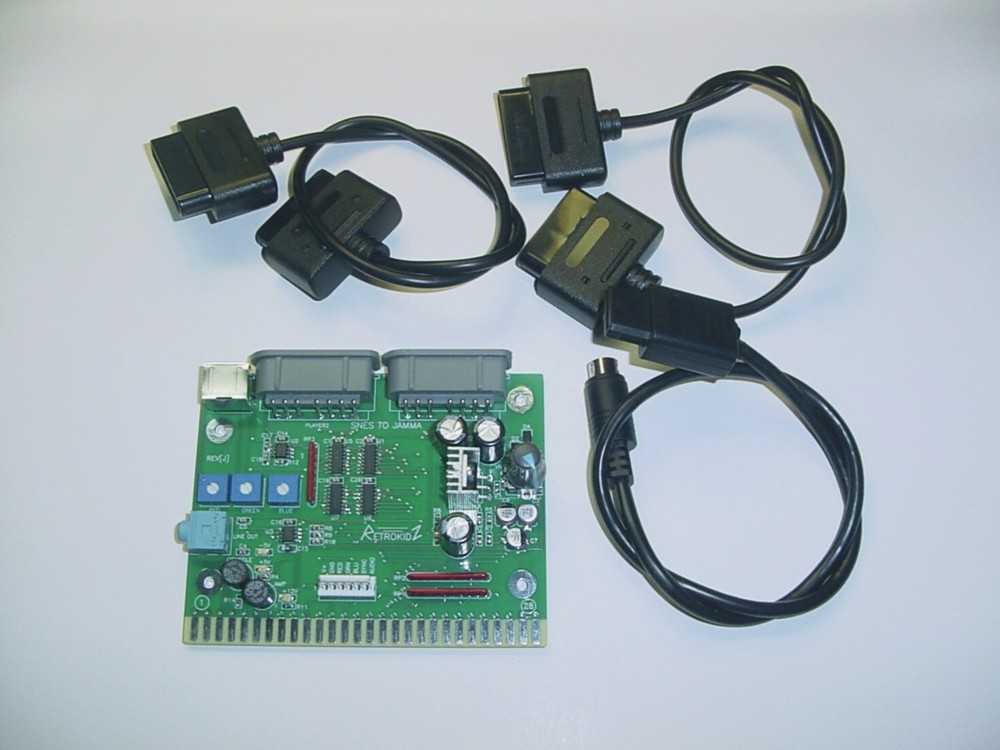 SNES TO JAMMA ARCADE CONVERSION SYSTEM (console and games not included)