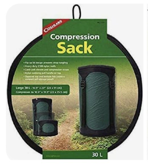 Coghlans Large 30L Compression Sack Nylon Stuff Sack