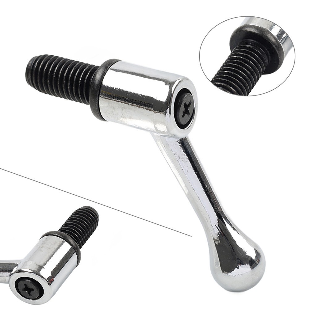 Table Lock Handle M12 Thread Set For Bridgeport Milling Machine 11.8mm Silver