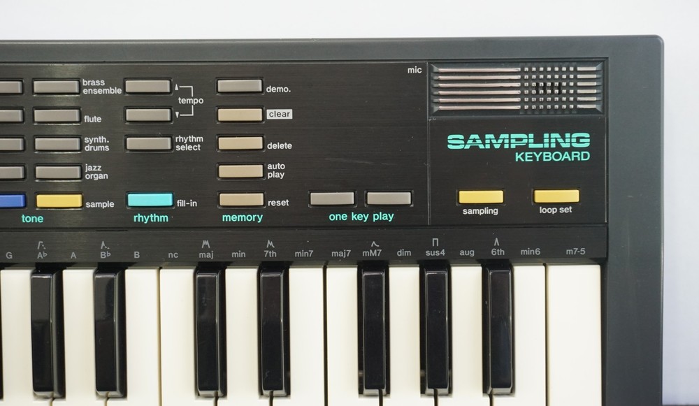 Casio SK-1 Portable Sampling Keyboard Vintage Lofi Polyphonic Sampler