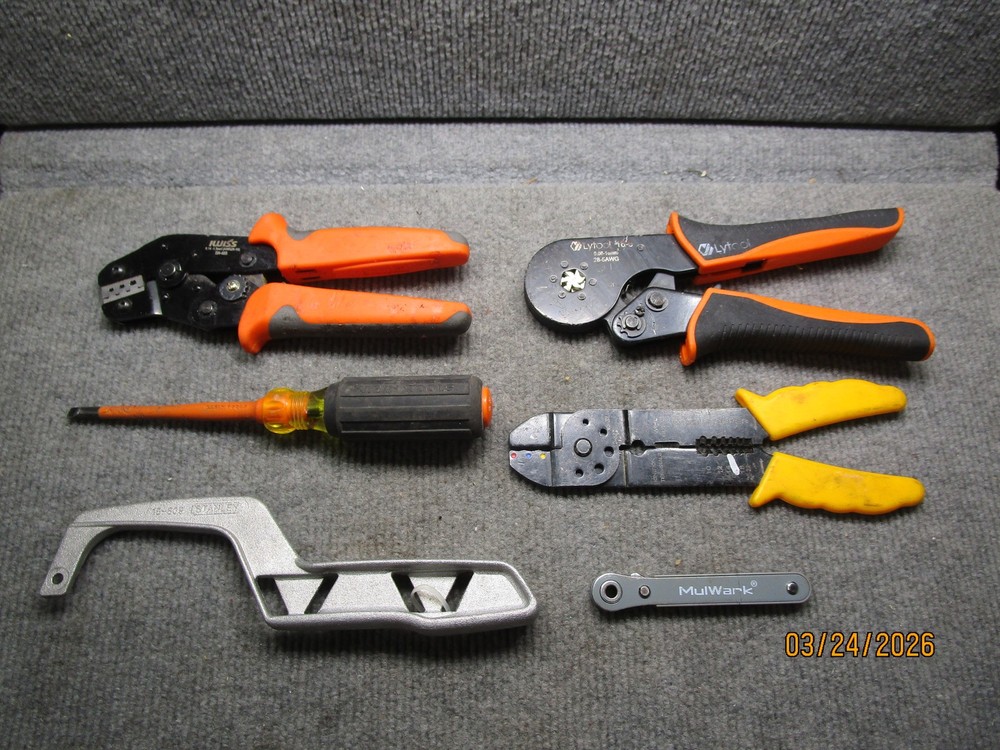Lot Misc Crimping Tools & More