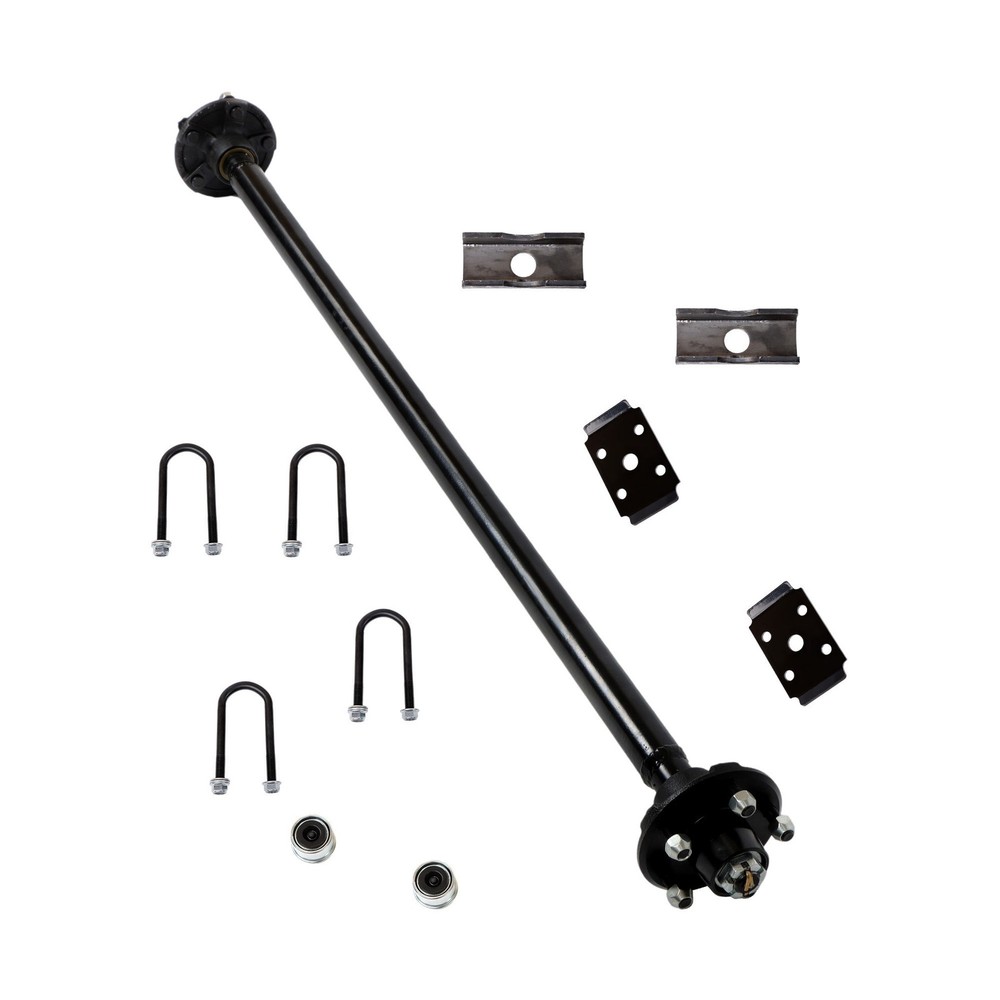 Labwork 5 Lug Trailer 54" Hub Face Boat Trailer Axle U-Bolt Kit 2000lbs