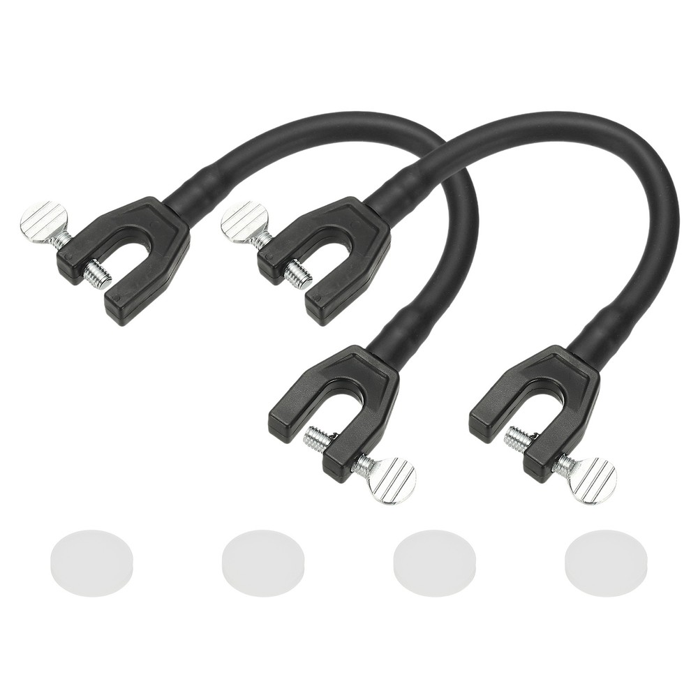 Ski Tip Connector, Snowboard Clip Ski Training Aid Basic Turning 2 Pcs & Black