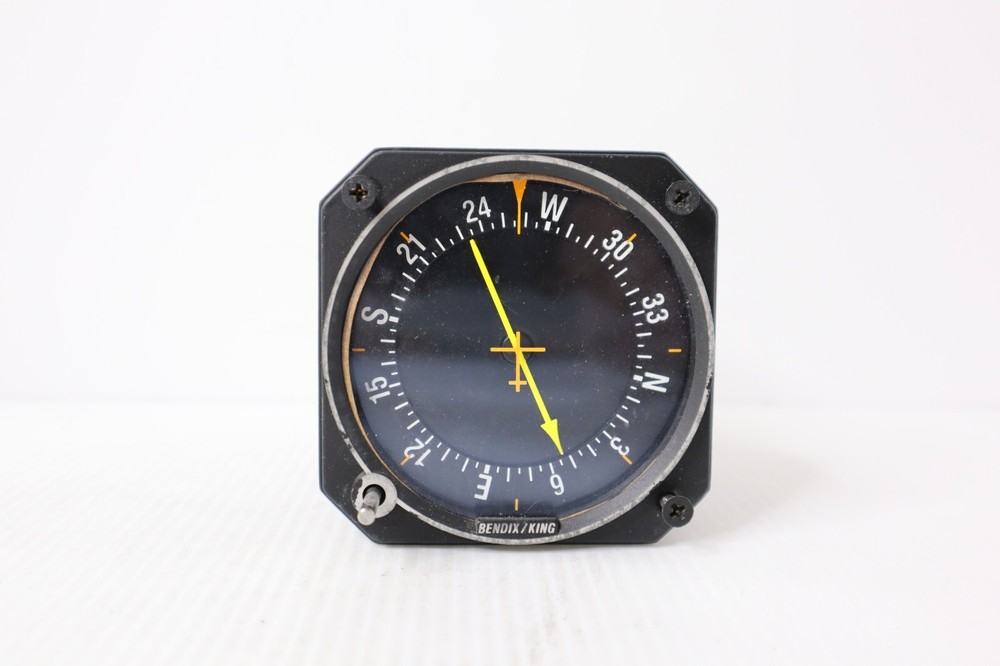 Bendix King KI 227 ADF Indicator 066-3063-00 with Connector (Missing Dial Knob)