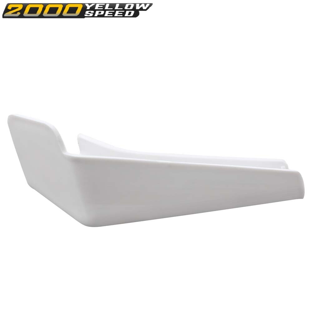 RV Camper Rain Gutter Spout Extensions Long Version Left and Right White 4pcs