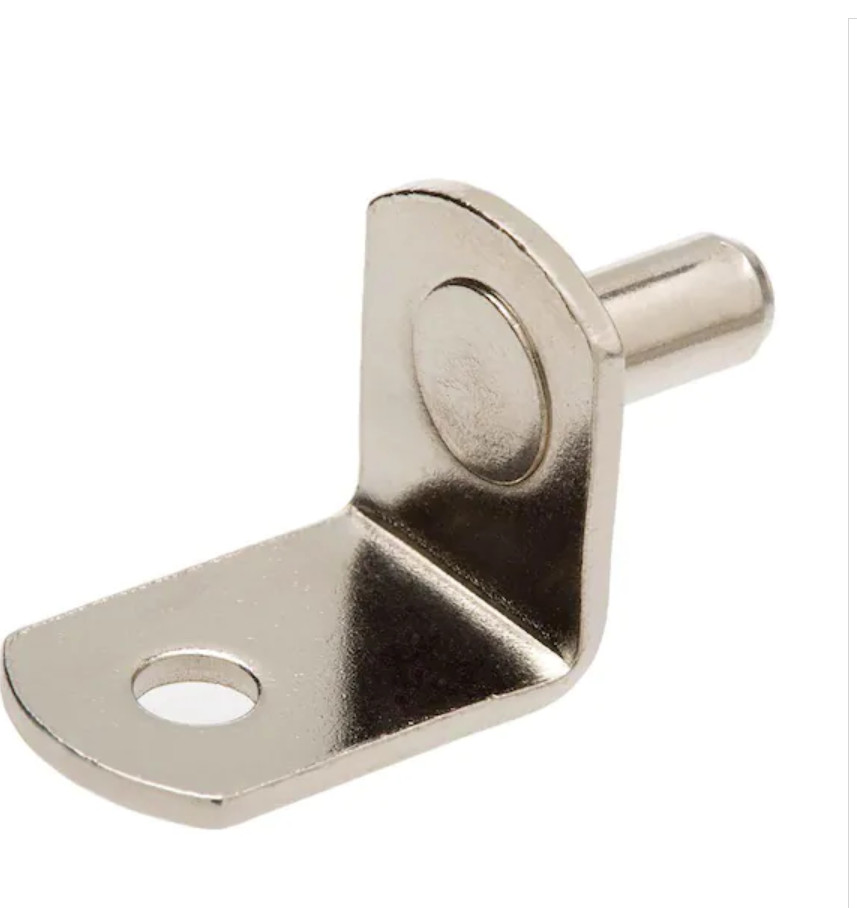 Everbilt 5 mm Nickel Plated Angled Shelf Support Value Pack (24-Piece)