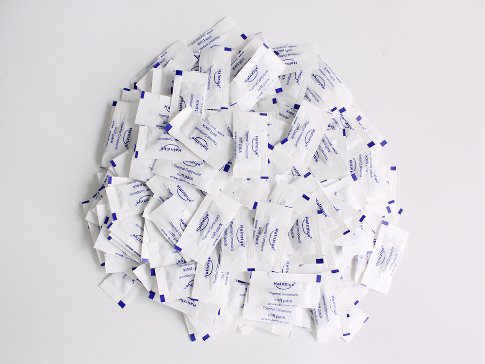 200 Pack Thermal Compound Silicone Thermal Grease for CPU GPU Fan Heatsink