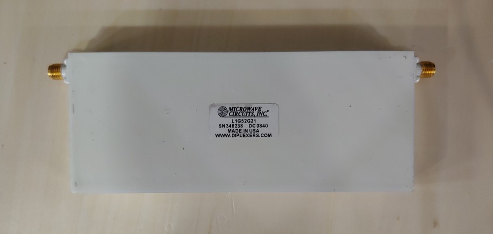 Microwave-Circuits L1G52G21: Lowpass filter (8238)