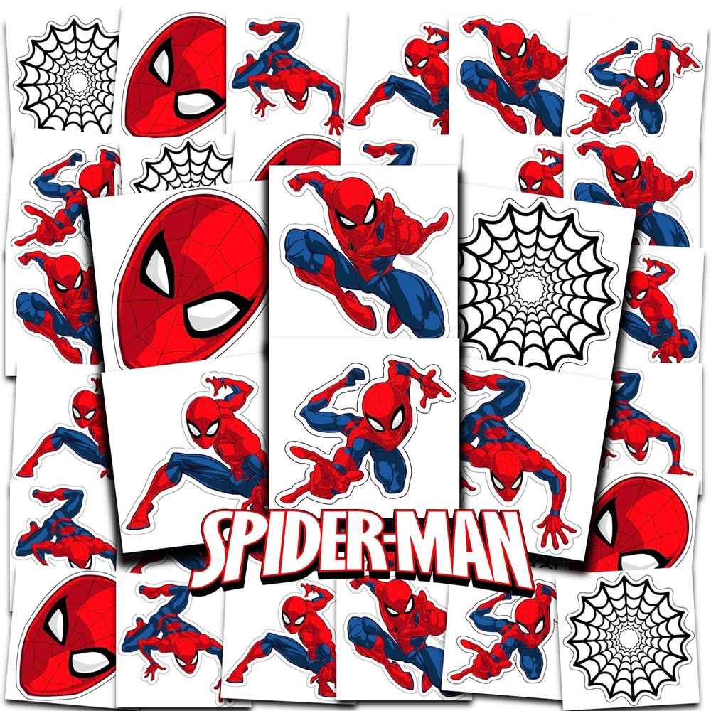 Marvel Spiderman Tattoos Party Tattoos, Temporary