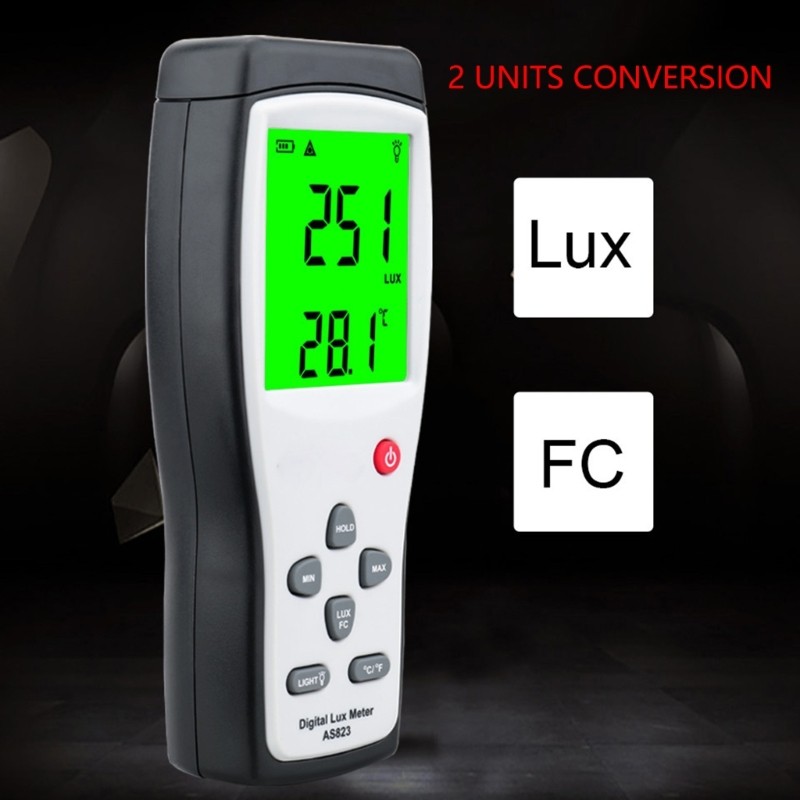 Professional Sensory AS823 Digital Meter High Precise Split Luxometer