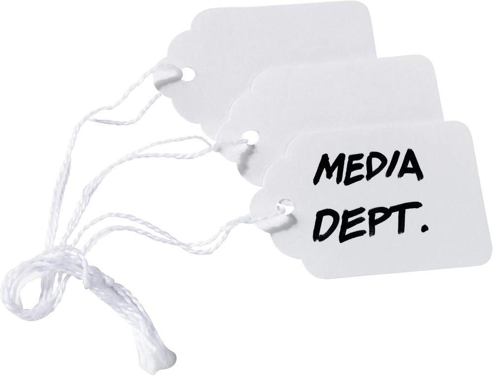 Avery Strung Marking Tags with String Attached, Gift Tags Pack of 100