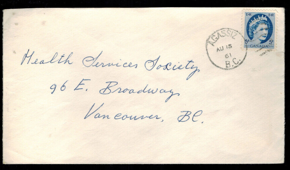 A-1960**Canada 1961 *Agassiz*, British Columbia