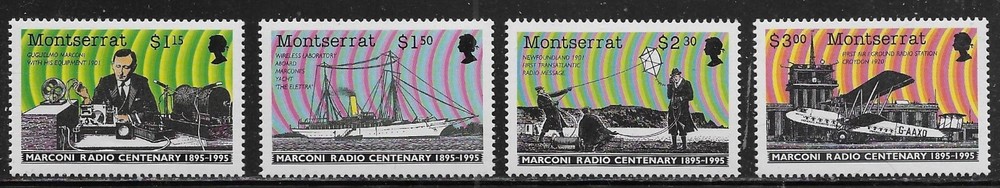 Montserrat Scott #'s 887 - 890 MNH