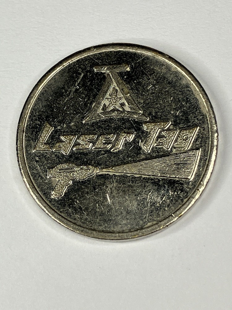 Vintage Laser Tag Arcade Token #tg1